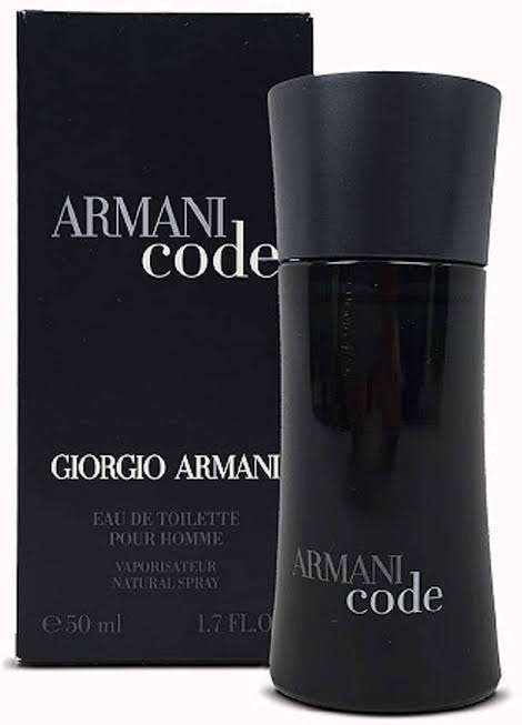 Black code armani outlet perfume